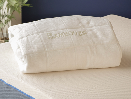 Protège Matelas Imperméable Bleu.eco - Rayonne de Bambou