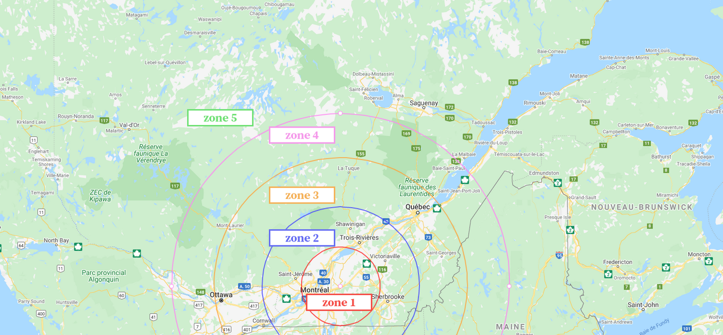 FRAIS DE LIVRAISON & INSTALLATION VIP