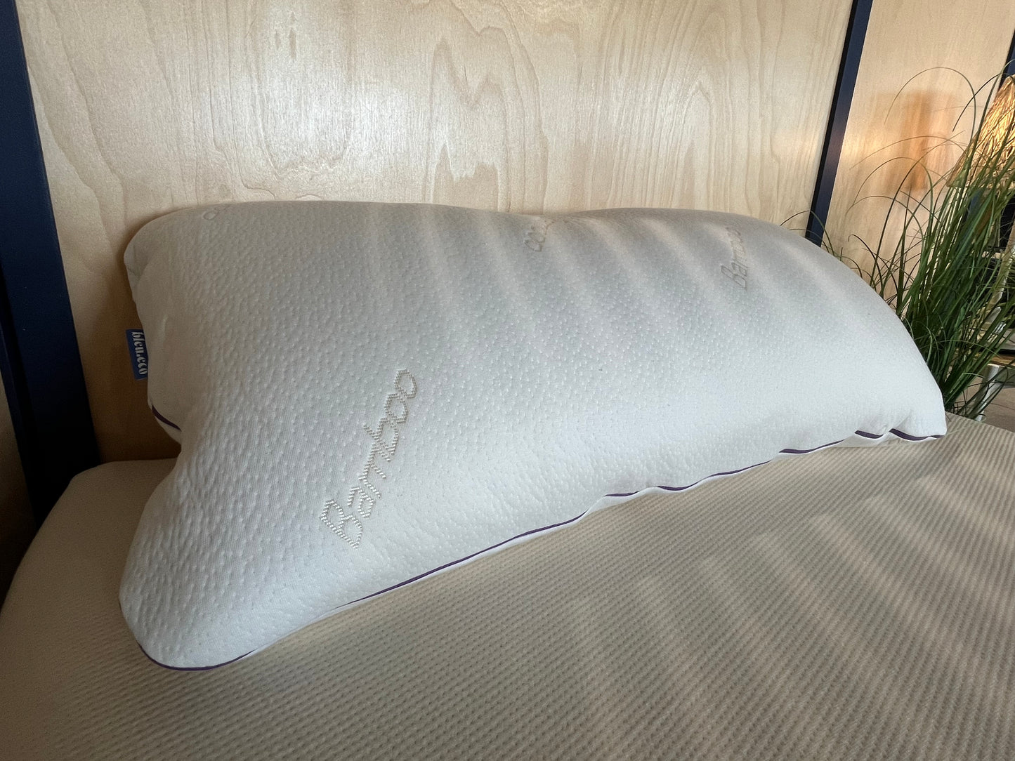 Oreiller ajustable Bleu.eco - Onyx - Flocons 100% Latex Talalay