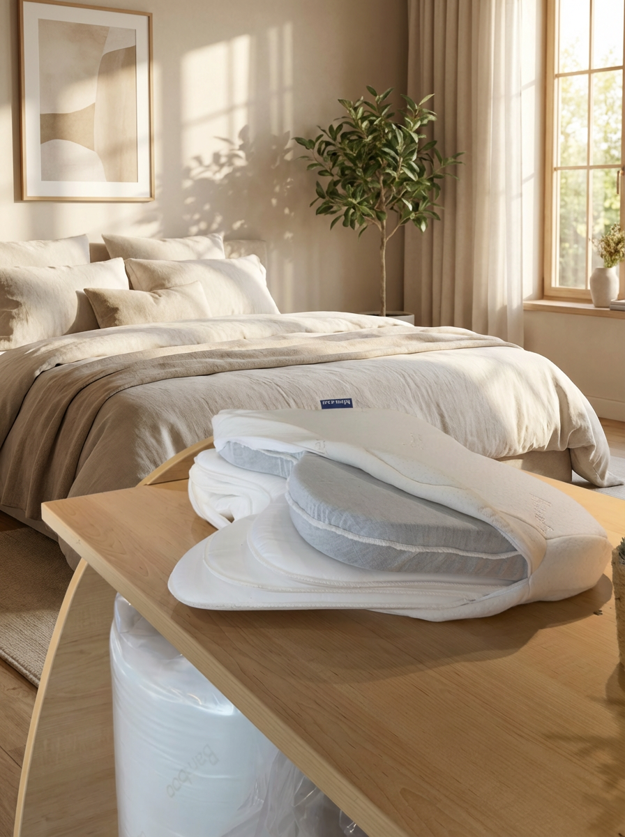 Oreiller bleu.eco - Opale Gelflow
