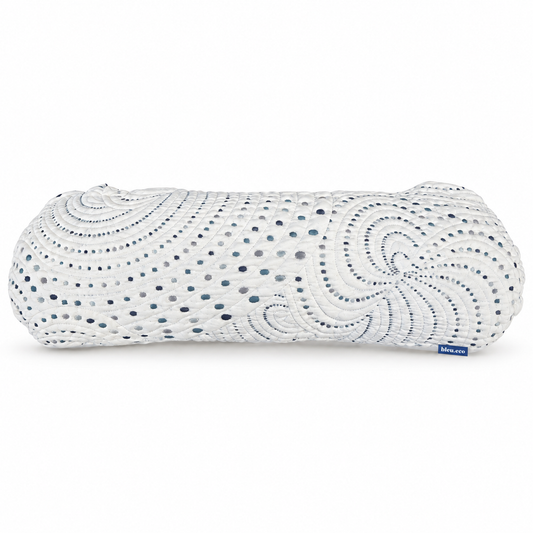 Oreiller de Corps ajustable bleu.eco - Flocons de mousse