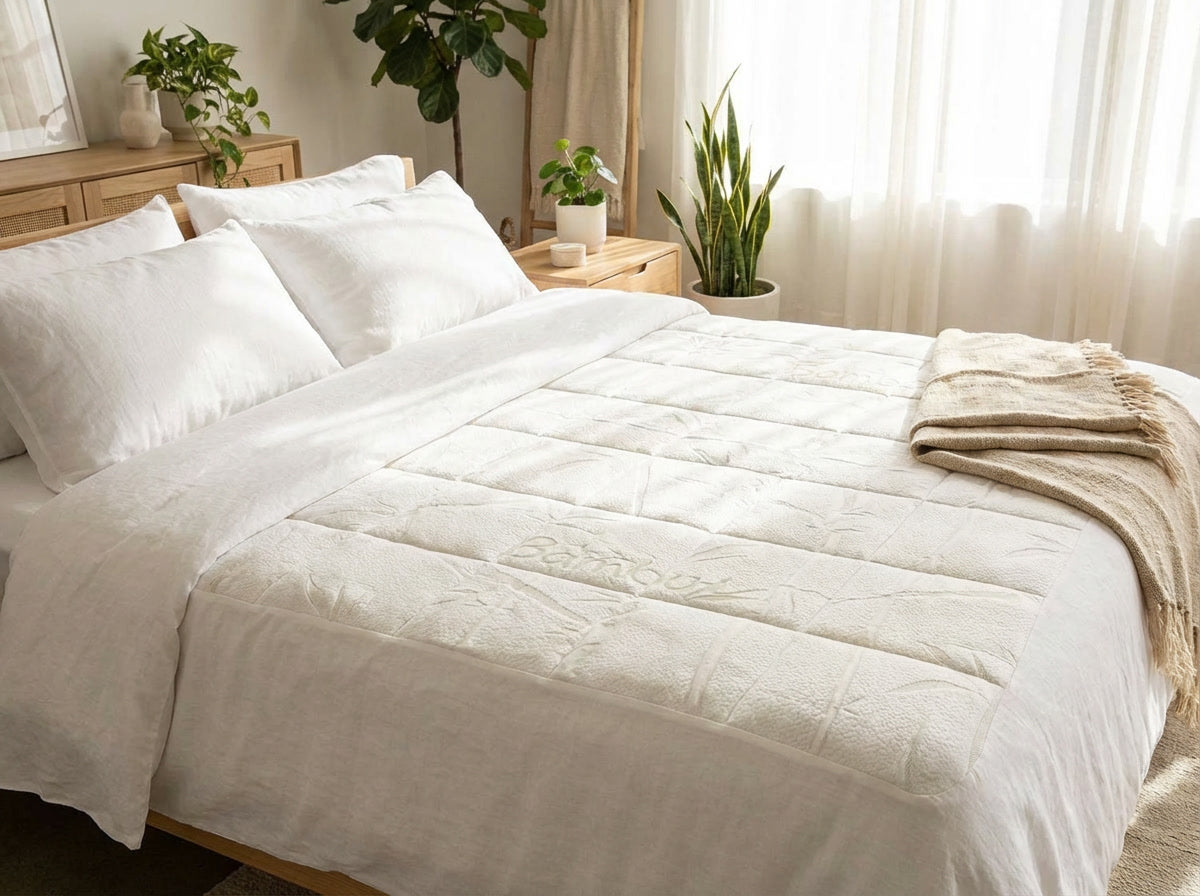 Protège Matelas Imperméable Bleu.eco - Rayonne de Bambou