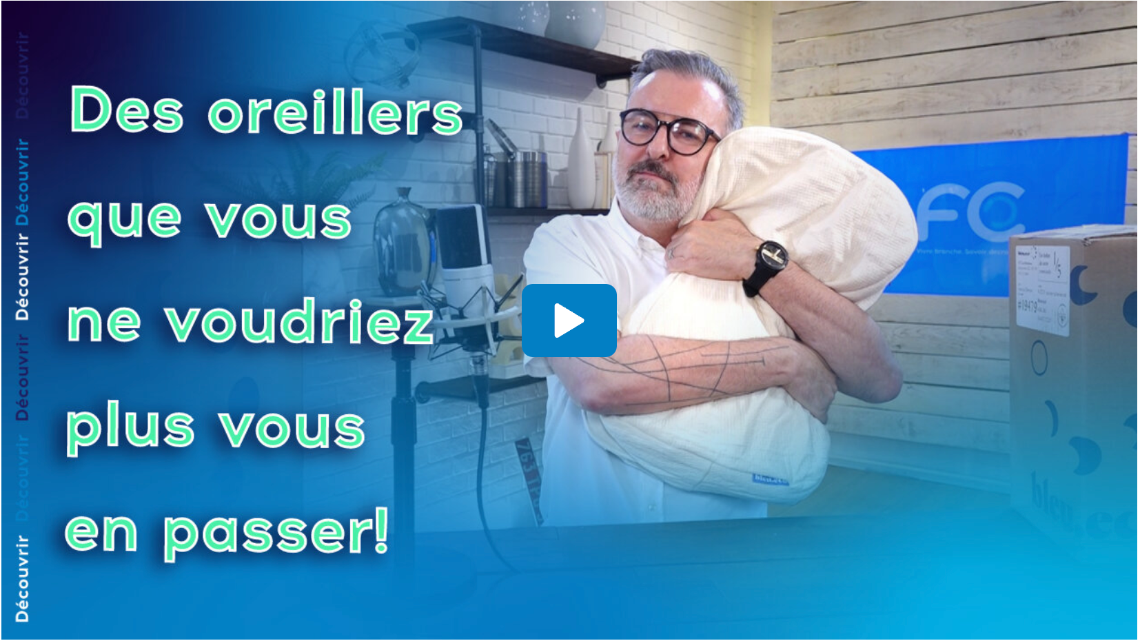 Download video : Gelflex Opale Pillow presentation by François Charron