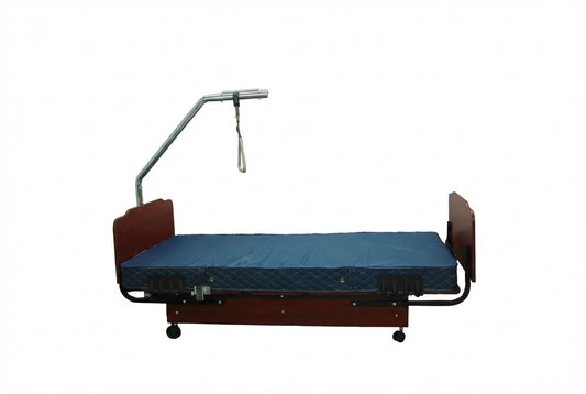 Support métallique avec barre et trapèze pour lit 48"