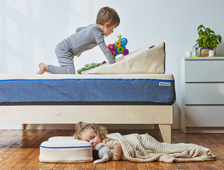 Sommier-Lit Bleu.eco - Merisier Écologique et Durable